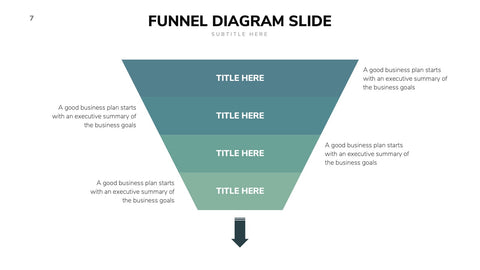 Funnel Infographics for Sales, Marketing & Conversion Analysis