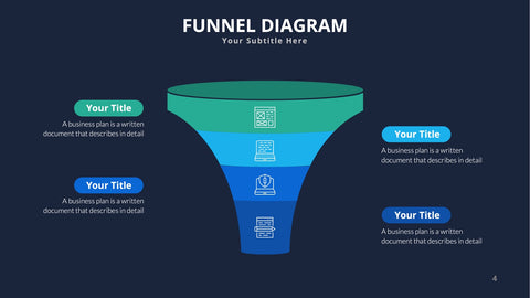 Funnel Infographics for Sales, Marketing & Conversion Analysis
