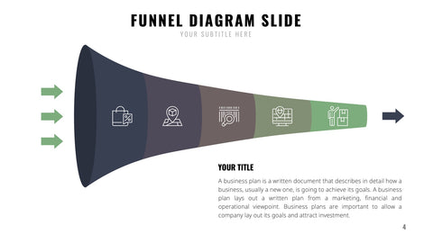 Funnel Infographics for Sales, Marketing & Conversion Analysis