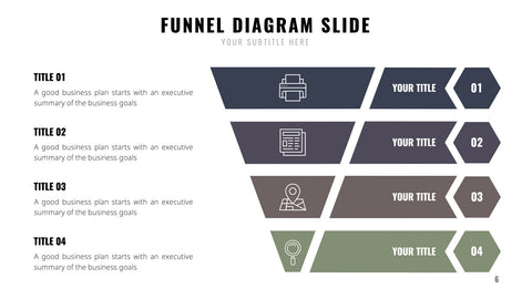 Funnel Infographics for Sales, Marketing & Conversion Analysis