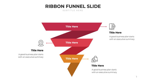 Funnel Infographics for Sales, Marketing & Conversion Analysis