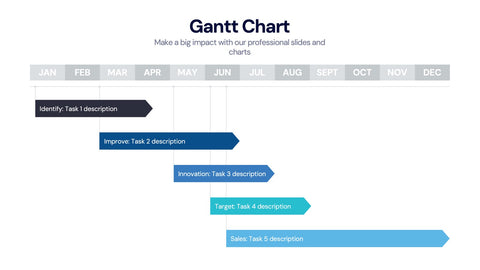 Gantt Chart Infographics