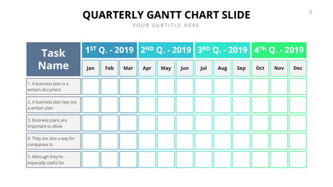 Gantt Infographics for Project Schedules & Planning