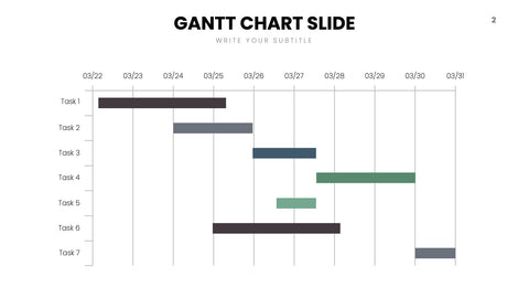 Gantt Infographics for Project Schedules & Planning