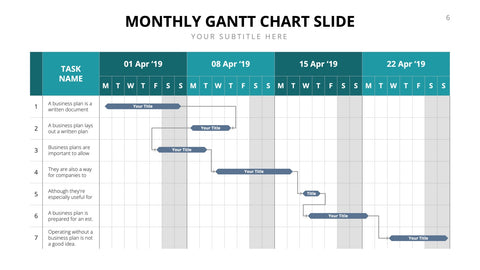 Gantt Infographics for Project Schedules & Planning
