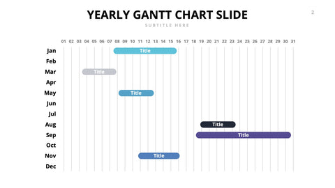 Gantt Infographics for Project Schedules & Planning