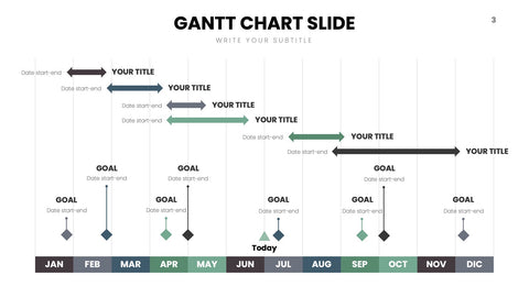 Gantt Infographics for Project Schedules & Planning