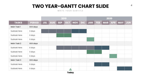 Gantt Infographics for Project Schedules & Planning