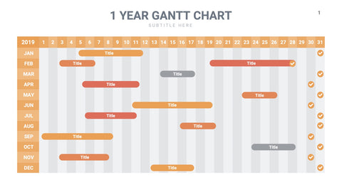 Gantt Infographics for Project Schedules & Planning