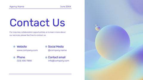 Genesis Creative Agency Pitch Deck Presentation