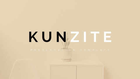 Kunzite Minimal Presentation Template