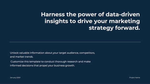 Market Research Presentation