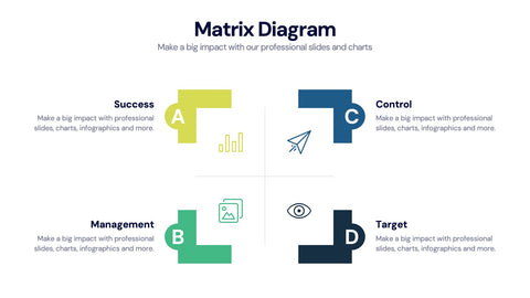 Matrix Diagram Infographics