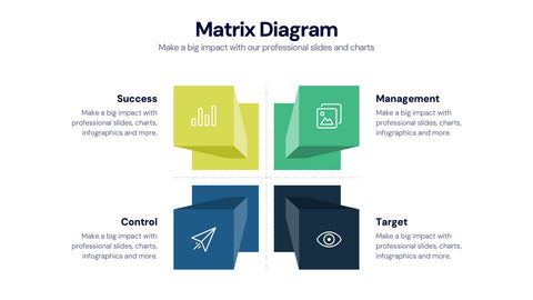 Matrix Diagram Infographics