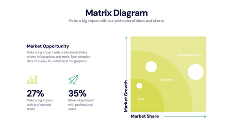 Matrix Diagram Infographics