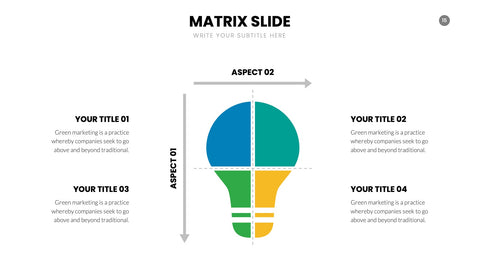 Matrix Infographics for 2x2 Analysis & Strategy