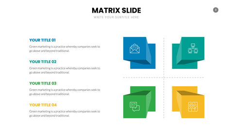 Matrix Infographics for 2x2 Analysis & Strategy