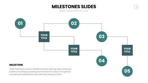 Milestones Infographics for Roadmaps & Timelines