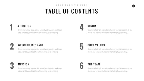 Mystic Minimal Presentation Template