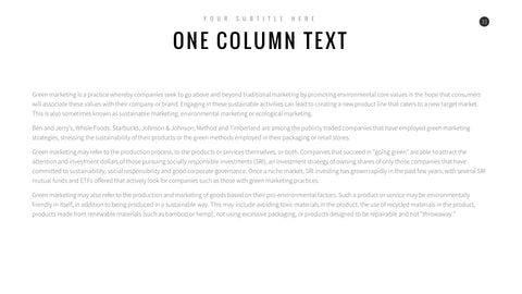 Mystic Minimal Presentation Template