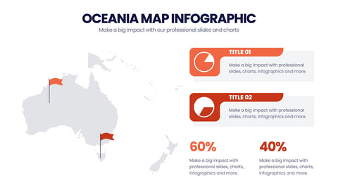 Oceania Map Infographics