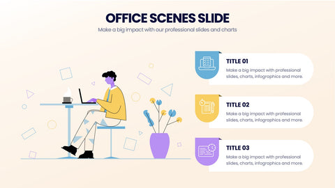 Office Scenes Infographics
