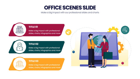 Office Scenes Infographics