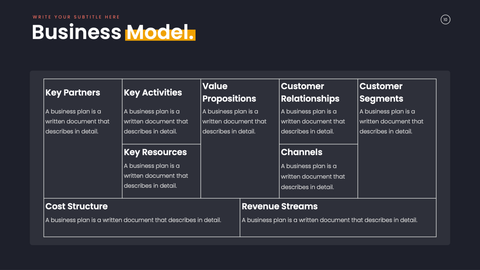 Pitch Deck Startup Presentation Template