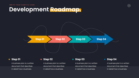 Pitch Deck Startup Presentation Template