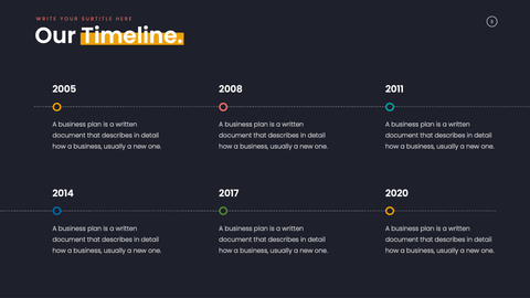 Pitch Deck Startup Presentation Template