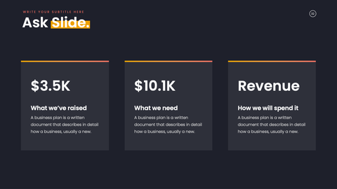 Pitch Deck Startup Presentation Template