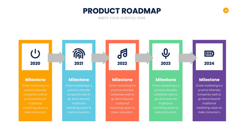 Product Roadmap Infographics