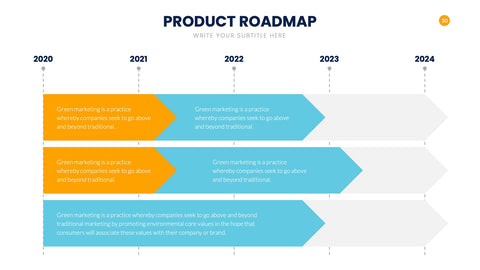 Product Roadmap Infographics