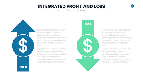 Profit and Loss Infographics