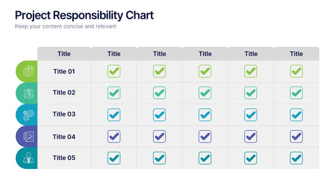Project Responsibility Chart Presentation