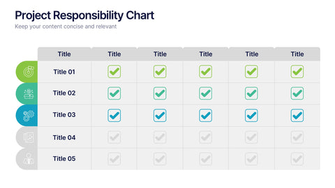 Project Responsibility Chart Presentation