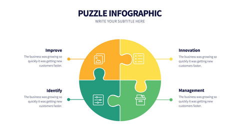 Puzzle Infographics for Solutions & Strategy