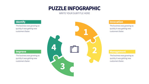 Puzzle Infographics for Solutions & Strategy