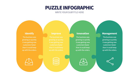 Puzzle Infographics for Solutions & Strategy