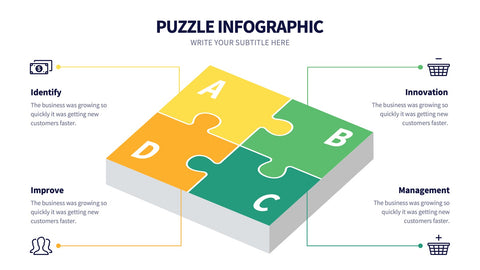 Puzzle Infographics for Solutions & Strategy
