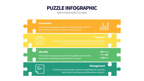 Puzzle Infographics for Solutions & Strategy