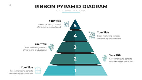 Pyramid Infographics for Hierarchy & Maslow