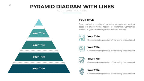Pyramid Infographics for Hierarchy & Maslow