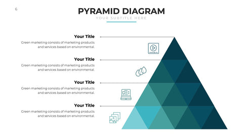 Pyramid Infographics for Hierarchy & Maslow