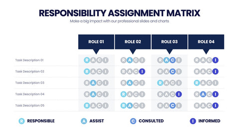 Responsibility Assignment Matrix Infographics