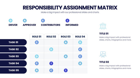 Responsibility Assignment Matrix Infographics
