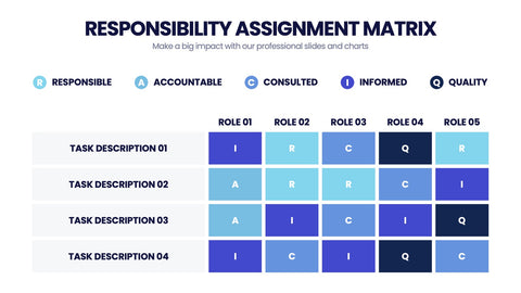 Responsibility Assignment Matrix Infographics