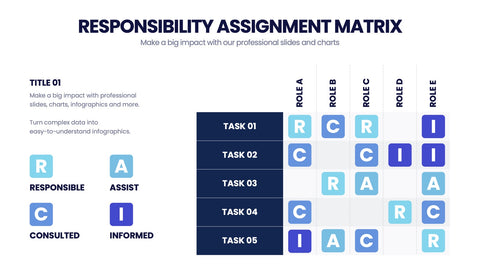 Responsibility Assignment Matrix Infographics