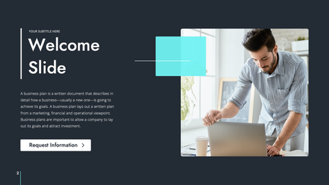Saas Startup Presentation Template
