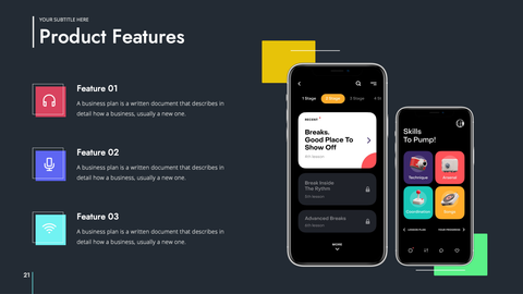 Saas Startup Presentation Template